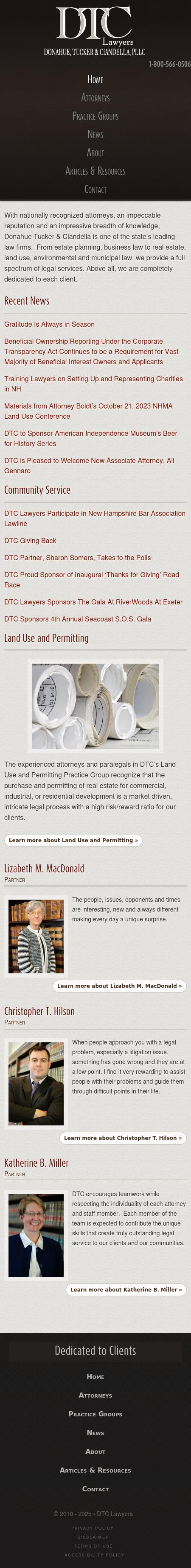 Donahue Tucker & Ciandella PLLC - Exeter NH Lawyers