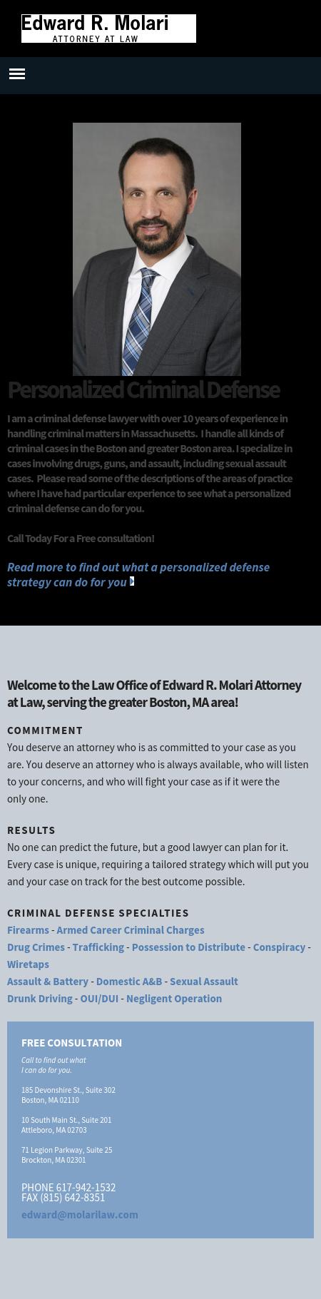 Ed Molari - Boston MA Lawyers