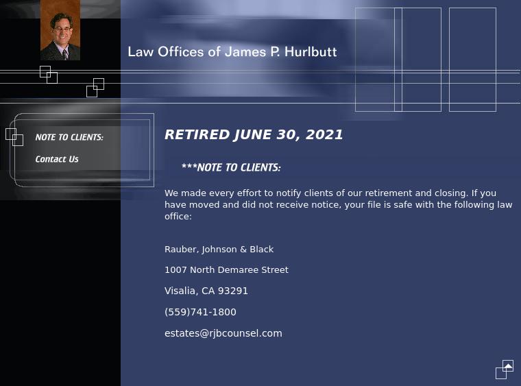 Law Office of James P. Hurlbutt - Visalia CA Lawyers