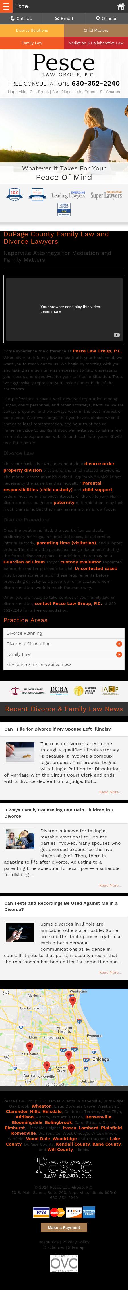 Pesce Law Group, P.C. - Naperville IL Lawyers