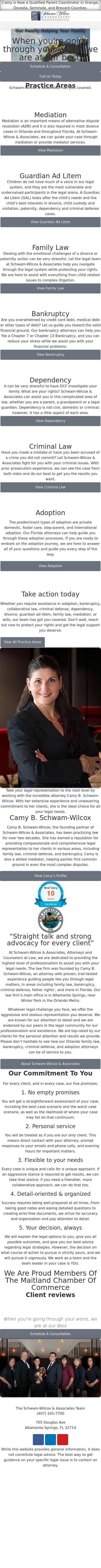 Schwam-Wilcox & Associates, Attorneys and Counselors at Law - Leesburg FL Lawyers