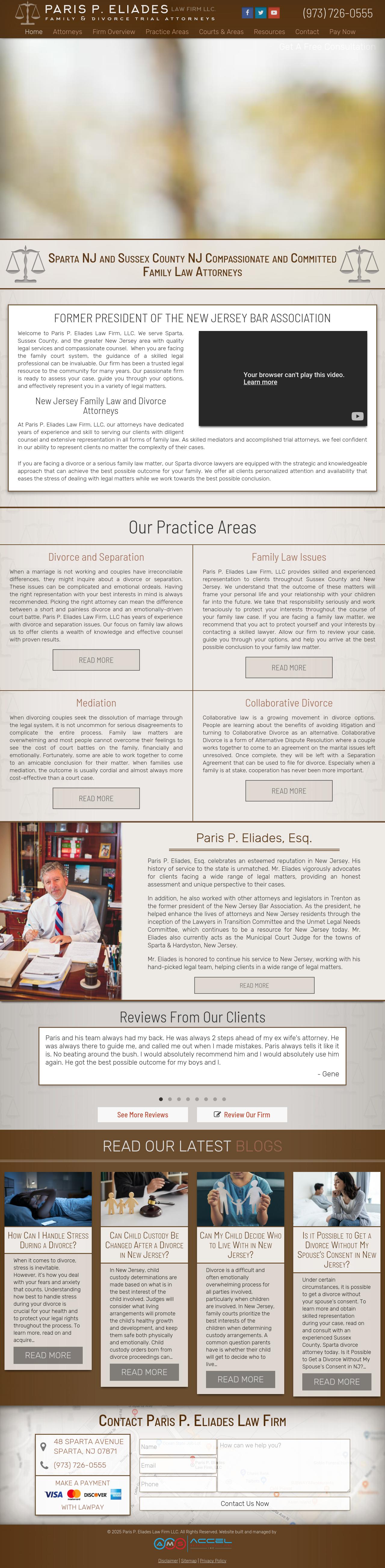 Paris P. Eliades Law Firm LLC - Sparta NJ Lawyers