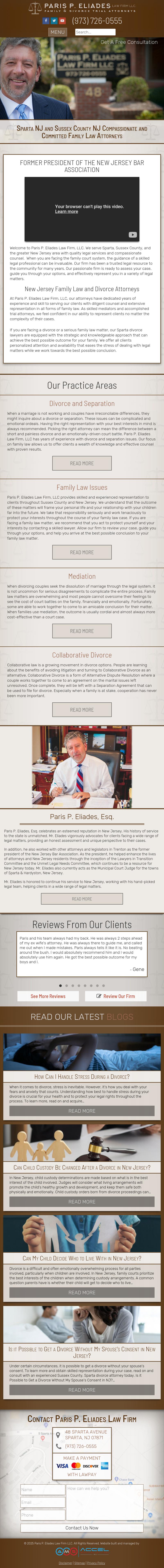 Paris P. Eliades Law Firm LLC - Sparta NJ Lawyers