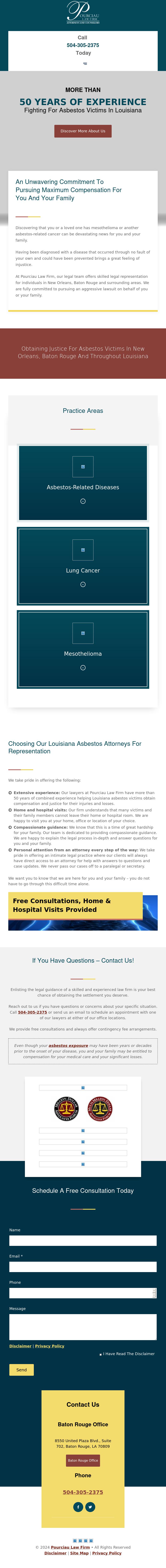 Pourciau Law Firm - Kenner LA Lawyers